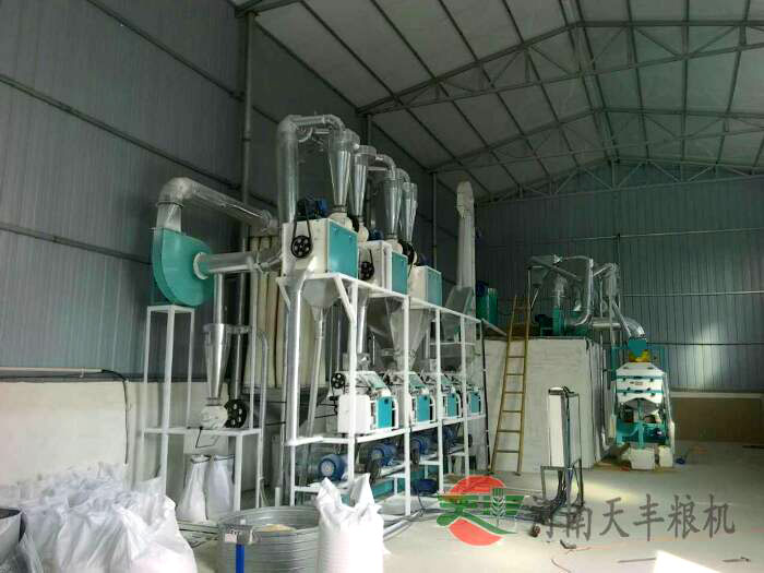 辽宁日加工50吨小麦面粉成套机